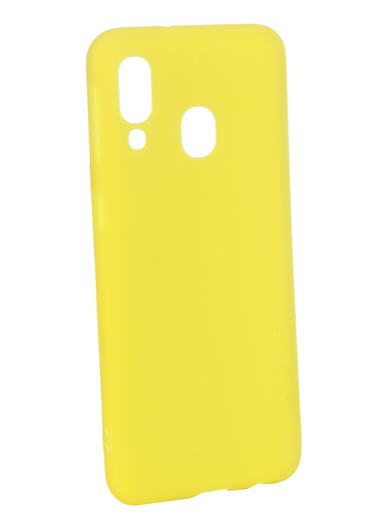 

Аксессуар Чехол Zibelino для Samsung Galaxy A40 A405 2019 Soft Matte Yellow ZSM-SAM-A40-YEL, ZSM-SAM-A40-YEL