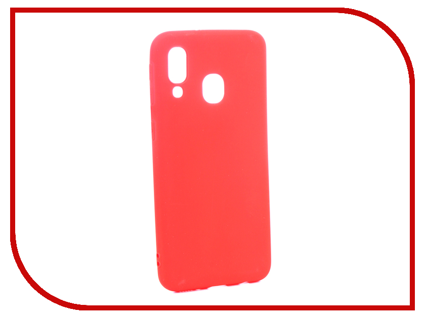 

Аксессуар Чехол Zibelino для Samsung Galaxy A40 A405 2019 Soft Matte Red ZSM-SAM-A40-RED, ZSM-SAM-A40-RED