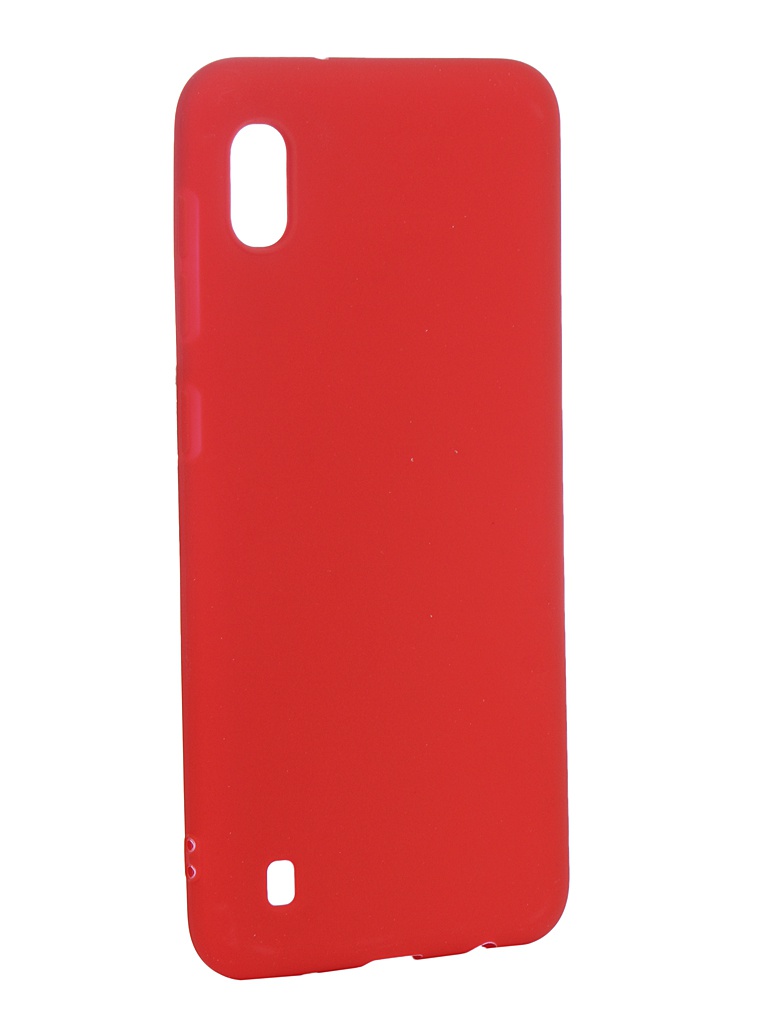 фото Чехол zibelino для samsung galaxy a10 a105 2019 soft matte red zsm-sam-a10-red