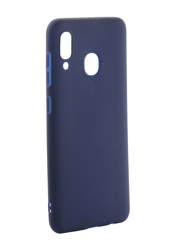 фото Чехол neypo для samsung galaxy a30 2019 soft matte silicone dark blue nst11687