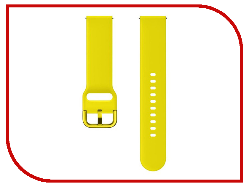 

Аксессуар Ремешок Samsung Galaxy Watch Active M Yellow ET-SFR50MYEGRU, Galaxy Watch Active