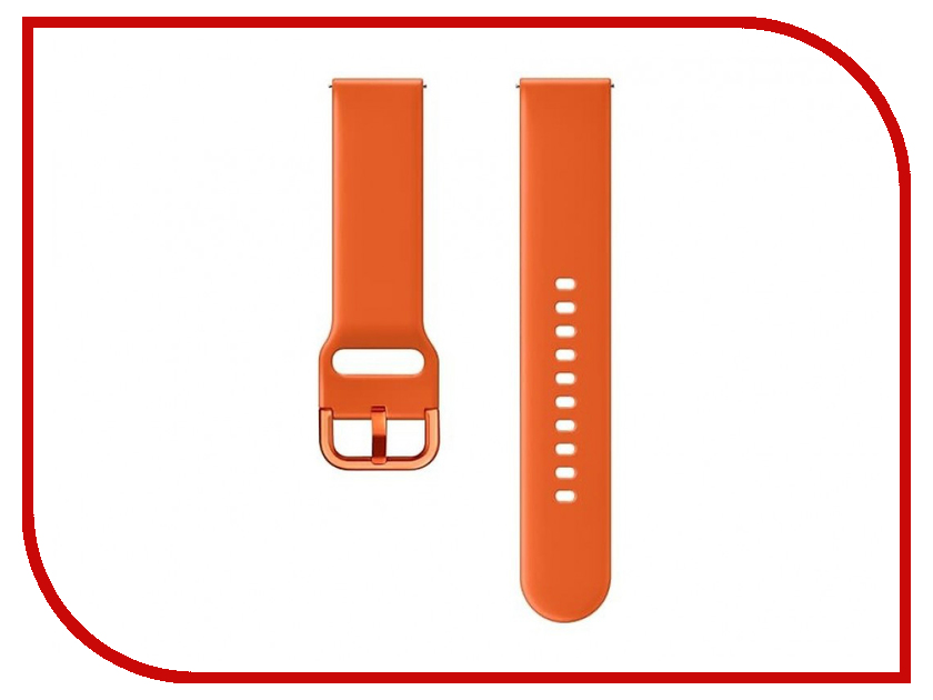 

Аксессуар Ремешок Samsung Galaxy Watch Active M Orange ET-SFR50MOEGRU, Galaxy Watch Active