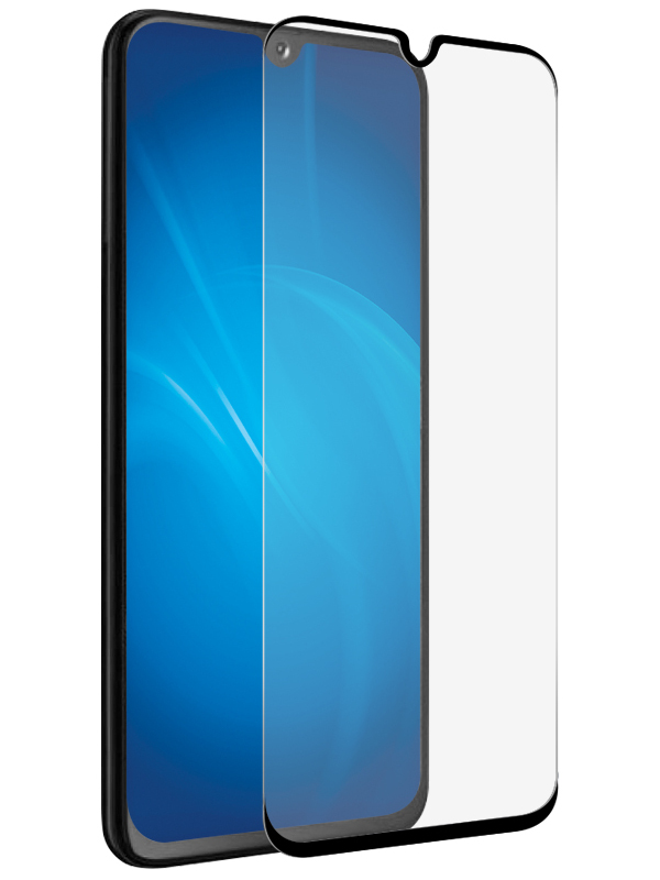 Защитное стекло Solomon для Samsung Galaxy A90 Full Glue Black 5088