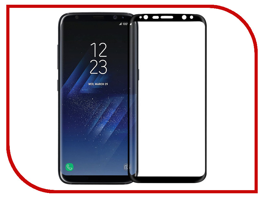 

Аксессуар Защитное стекло Dekken для Samsung Galaxy S8+ Full Screen Full Glue 3D Black 20355, 20355