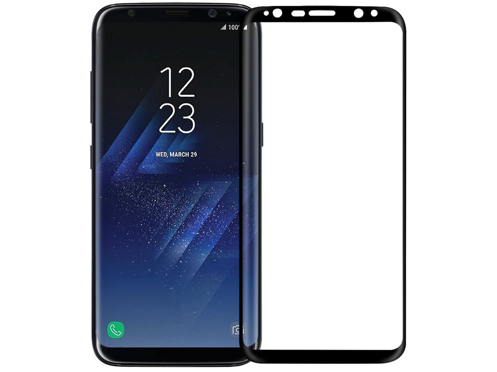

Аксессуар Защитное стекло Dekken для Samsung Galaxy S8 Full Screen Full Glue 3D Black 203540, 203540