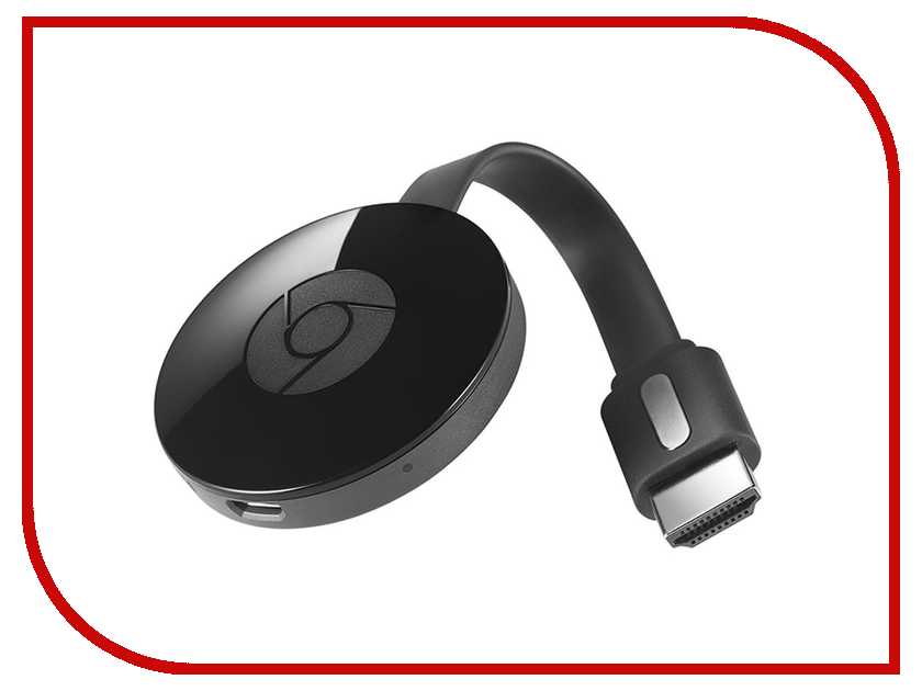 

Медиаплеер Google Chromecast 2015 Black, Chromecast 2.0