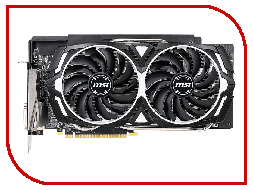 

Видеокарта MSI Radeon RX 590 1565Mhz PCI-E 3.0 8192Mb 8000Mhz 256 bit DL-DVI 2xDP 2xHDMI HDCP RX 590 ARMOR 8G OC, RX 590 ARMOR 8G OC