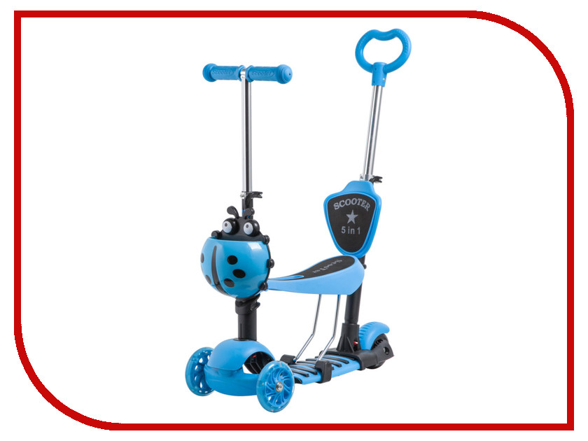 

Самокат Novatrack Disco-Kids Blue 120SB.DISCOKIDS.BL9, 120SB.DISCOKIDS.BL9