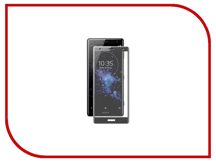 

Аксессуар Защитное стекло Mobius для Sony Xperia XZ2 3D Full Cover Black 4232-241, 4232-241