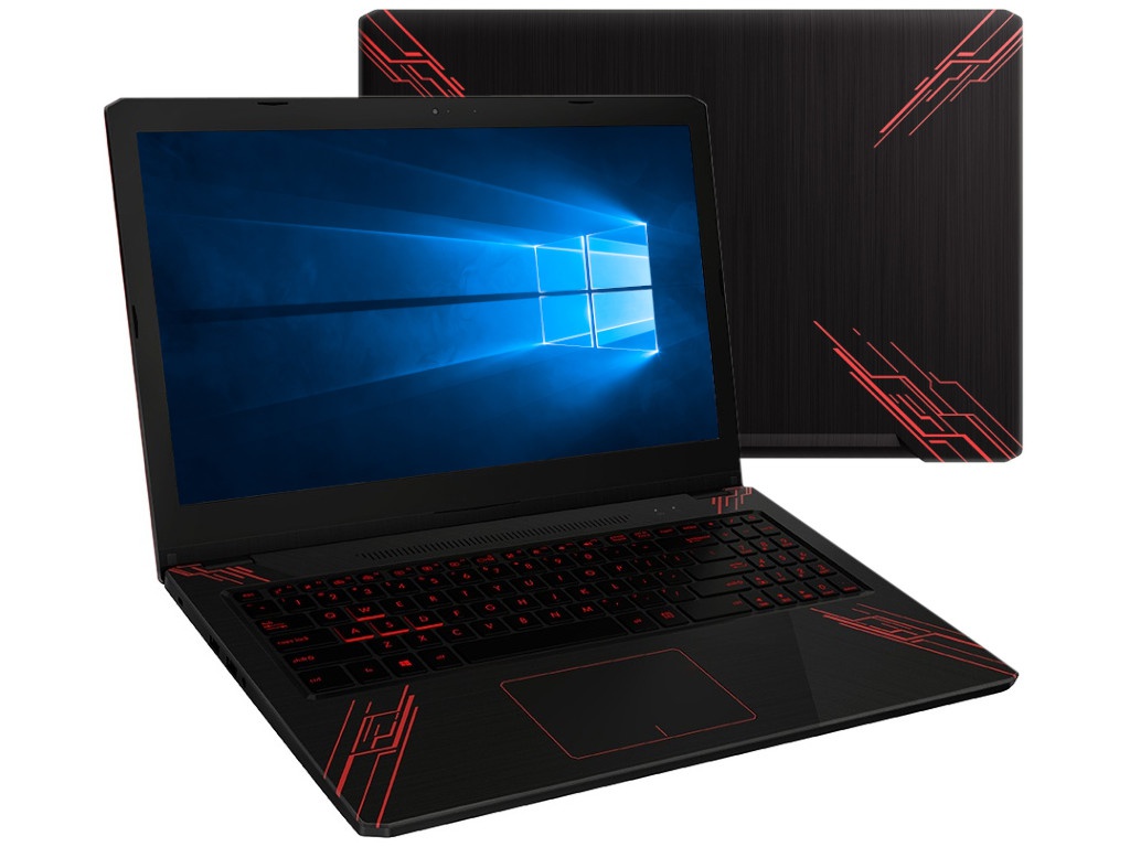

Ноутбук ASUS ROG FX570UD-DM176T 90NB0IX1-M02240 (Intel Core i7-8550U 1.8GHz/8192Mb/1000Gb + 128Gb SSD/No ODD/nVidia GeForce GTX 1050 2048Mb/Wi-Fi/Cam/15.6/1920x1080/Windows 10 64-bit), 90NB0IX1-M02240