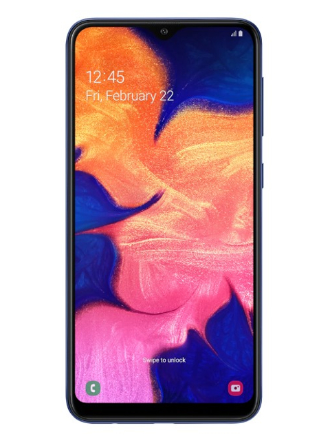 фото Сотовый телефон samsung sm-a105f galaxy a10 blue выгодный набор + серт. 200р!!!