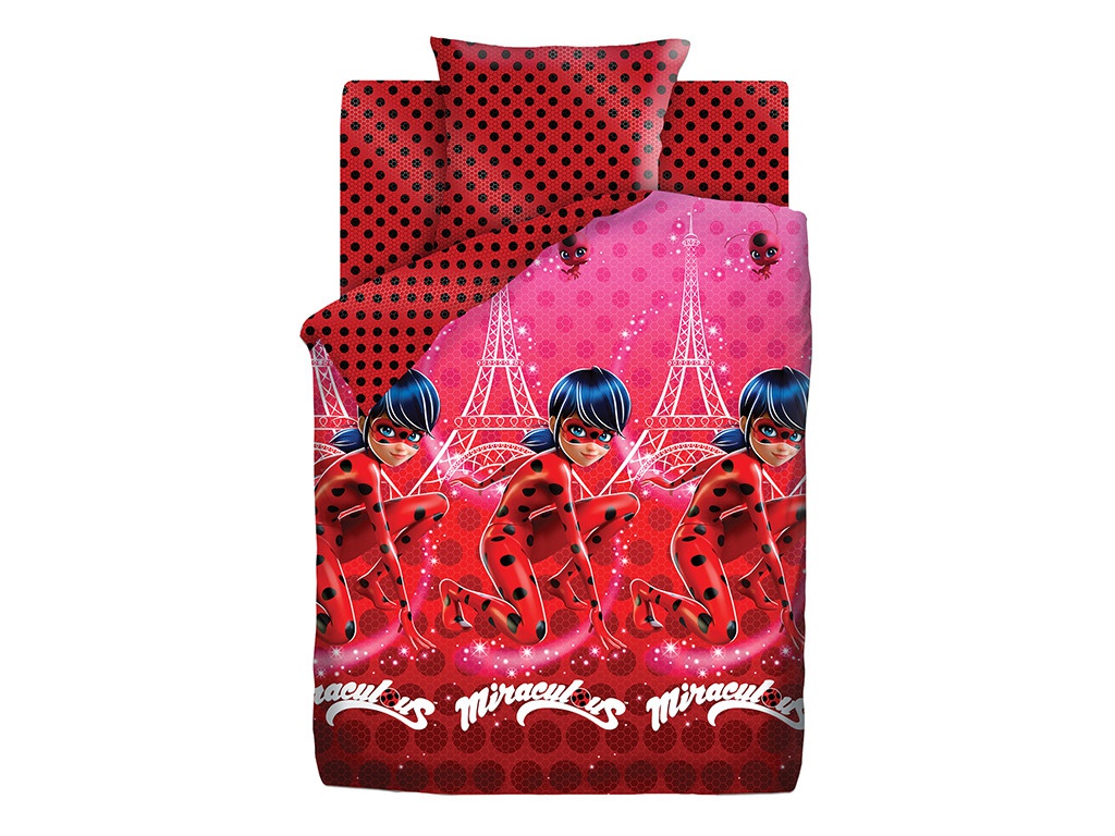 

Постельное белье ПромТоргСервис LadyBug / Леди Баг Комплект 1.5 спальный Хлопок 504208, 504208