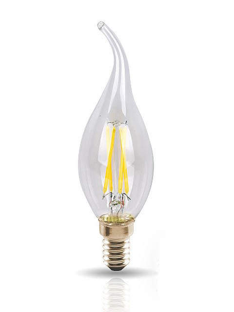 

Лампочка Rev Filament свеча на ветру FC37 E14 5W 2700K DECO Premium Warm Light 32494 2, 32494 2