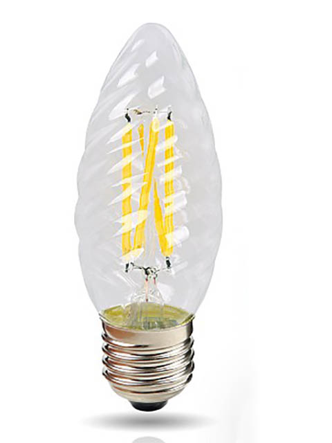 

Лампочка Rev Filament свеча витая TC37 E27 5W 4000K DECO Premium Cold Light 32490 4, 32490 4