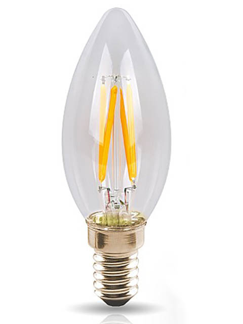 

Лампочка Rev Filament свеча C37 E14 7W 2700K DECO Premium Warm Light 32486 7, 32486 7