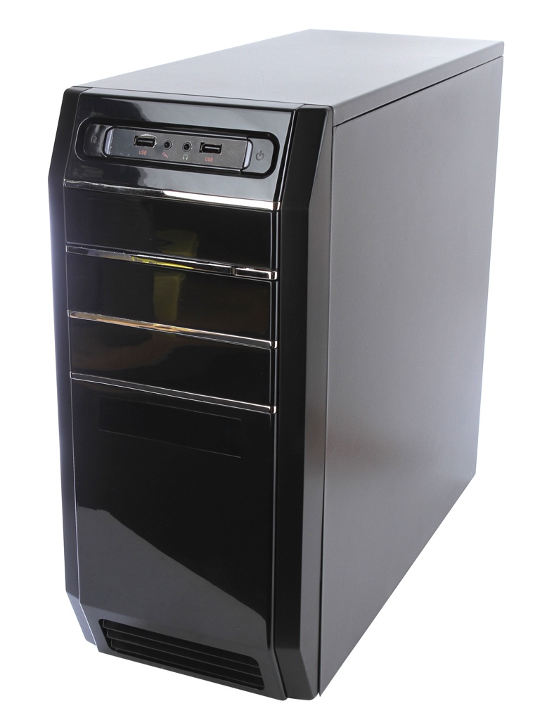 

Корпус PowerCool Midi Tower 8820BK-500W ATX 500W-120mm Black, 8820BK-500W