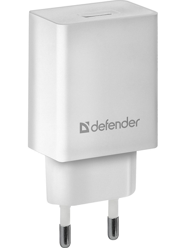 Зарядное устройство Defender UPA-21 1xUSB White 83571 зарядное устройство defender epa 10 1хusb white 83549
