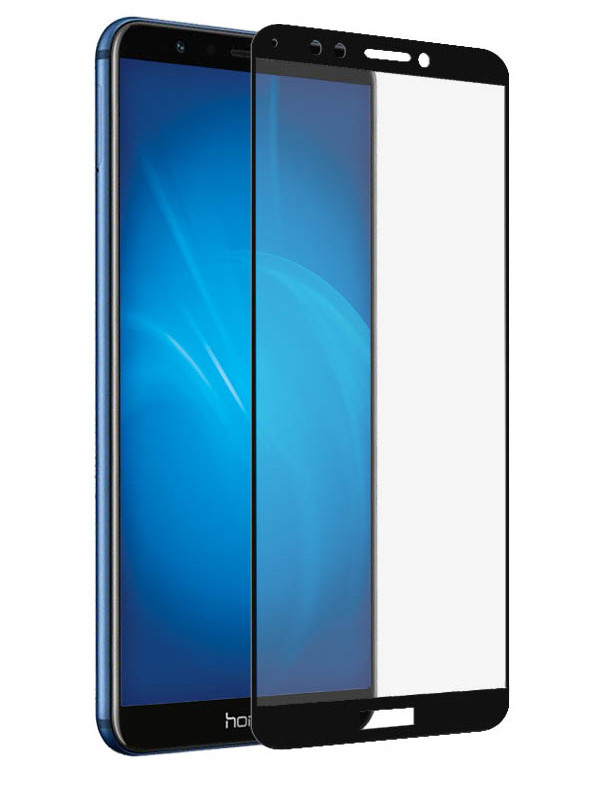 фото Аксессуар Стекло противоударное Gurdini для Huawei Honor 7C Full Glass 2.5D 0.26mm Black 908092