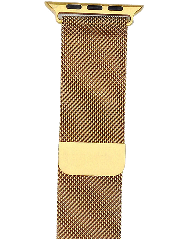 фото Аксессуар Ремешок Gurdini Milanese Loop для Apple Watch 38mm/40mm New Gold 908106