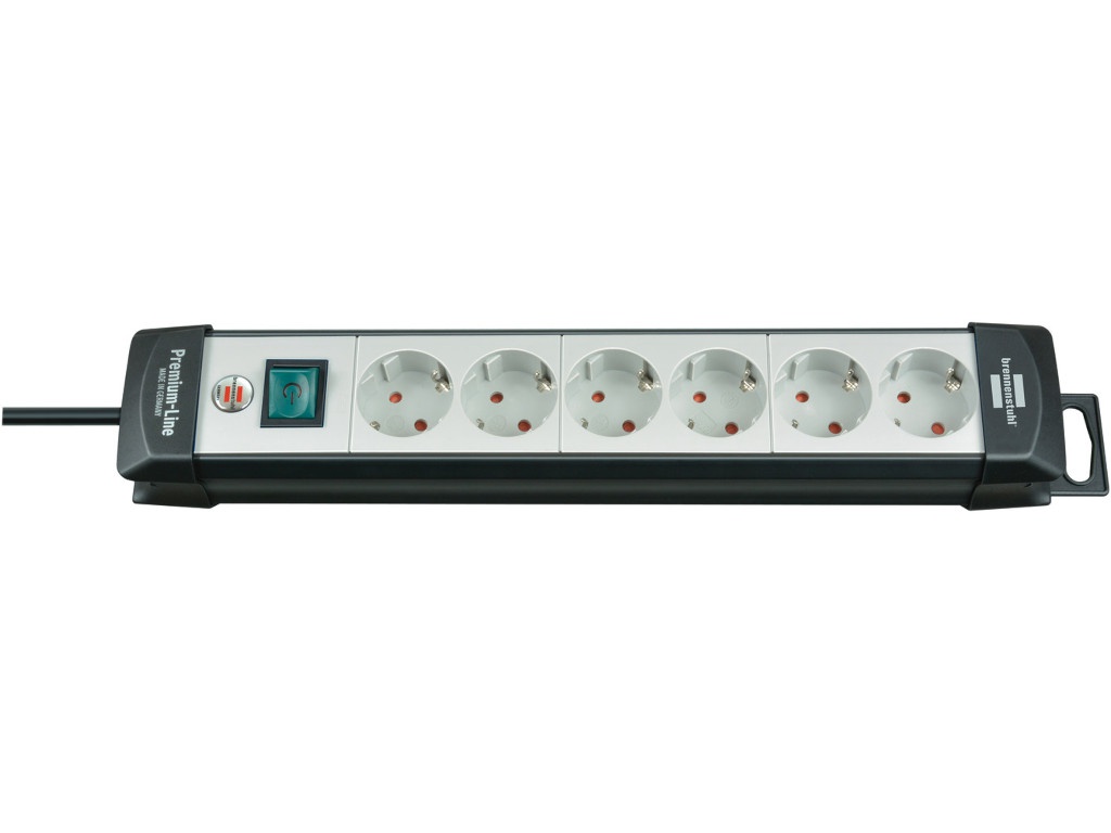 

Удлинитель Brennenstuhl Premium-Line 6 Sockets 5m Black-Light Grey 1951560101, 1951560101