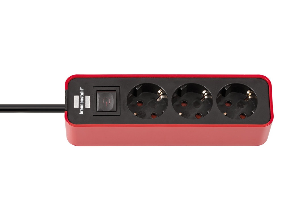 

Удлинитель Brennenstuhl Ecolor 3 Sockets 1.5m Red-Black 1153230070, 1153230070