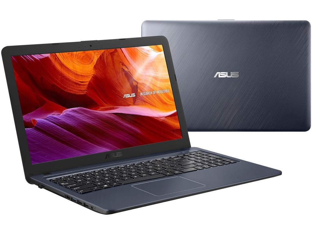 

Ноутбук ASUS VivoBook X543UB-GQ822T Grey 90NB0IM7-M11720 (Intel Core i3-7020U 2.3 GHz/6144Mb/1000Gb/nVidia GeForce MX110 2048Mb/Wi-Fi/Bluetooth/Cam/15.6/1366x768/Windows 10 Home 64-bit), X543UB-GQ822T