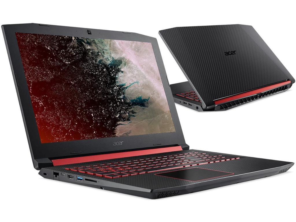 

Ноутбук Acer Nitro 5 AN515-52-77E3 NH.Q3LER.023 (Intel Core i7-8750H 2.2GHz/8192Mb/256Gb SSD/nVidia GeForce GTX 1050 Ti 4096Mb/Wi-Fi/Bluetooth/Cam/15.6/1920x1080/Windows 10 64-bit), NH.Q3LER.023