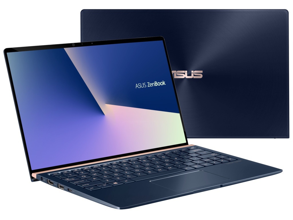 

Ноутбук ASUS Zenbook UX333FN-A3107T 90NB0JW1-M03190 (Intel Core i7-8565U 1.8GHz/8192Mb/512Gb SSD/No ODD/nVidia GeForce MX150 2048Mb/Wi-Fi/Bluetooth/Cam/13.3/1920x1080/Windows 10 64-bit), 90NB0JW1-M03190