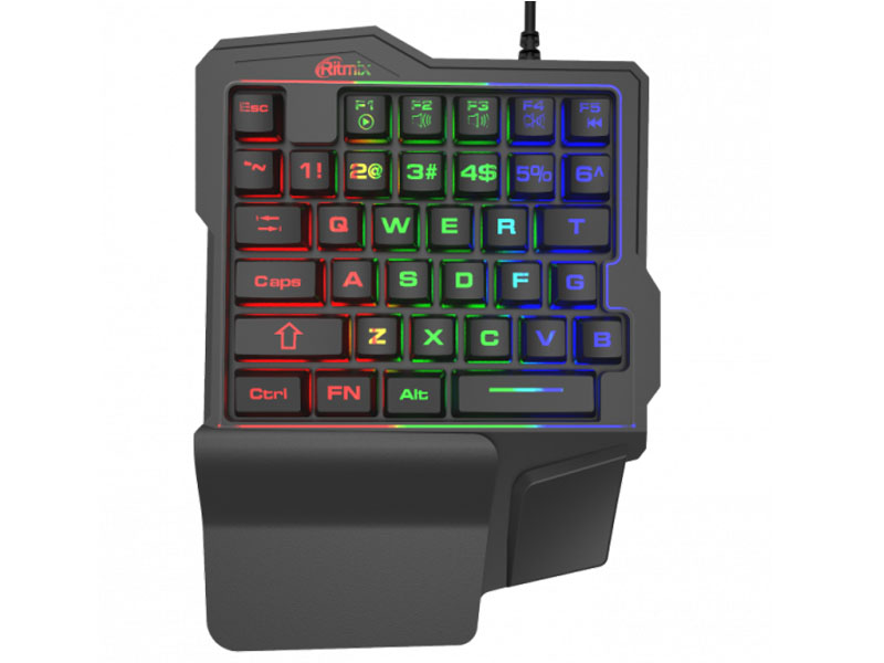 Кейпад Ritmix RKB-209 BL Gaming игровой клавиатурный блок ritmix с подсветкой rkb 209 bl gaming