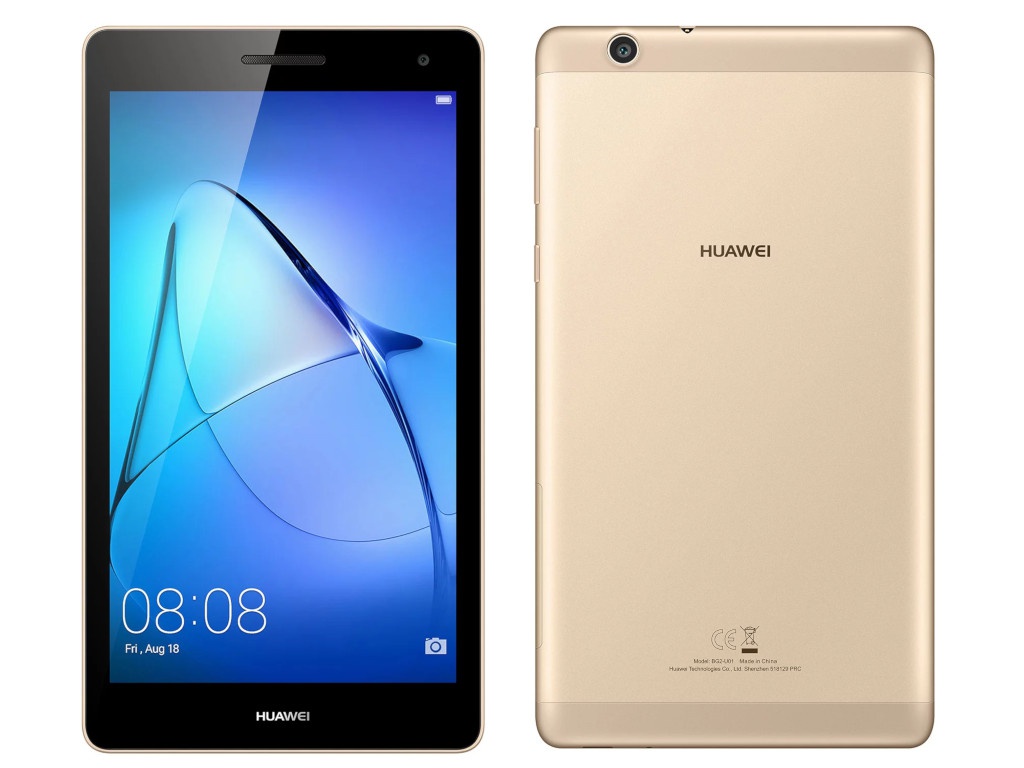 фото Планшет huawei mediapad t3 7 8gb bg2-u01 gold (spreadtrum sc7731g 1.3 ghz/1024mb/8gb/3g/wi-fi/bluetooth/7/1024x600/android)