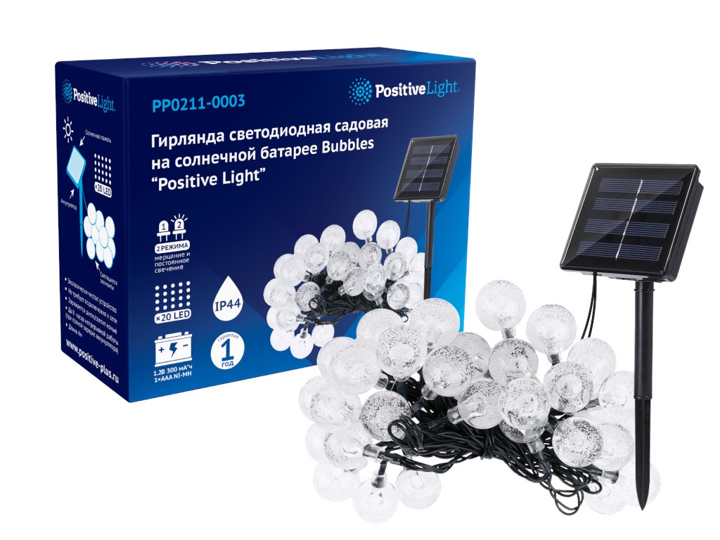 

Светильник Positive Plus Positive Light Гирлянда Bubbles PP0211-0003, PP0211-0003