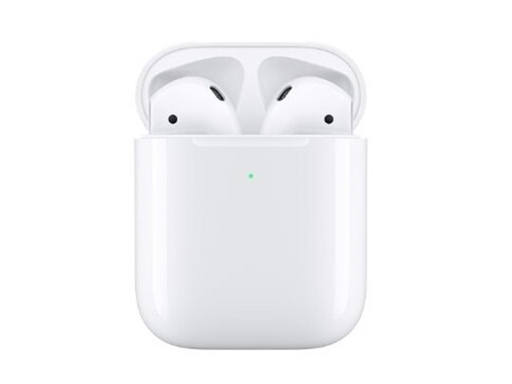 

Наушники APPLE AirPods (ver2) Mate Case в беспроводном зарядном футляре MRXJ2RU/A Выгодный набор + серт. 200Р!!!