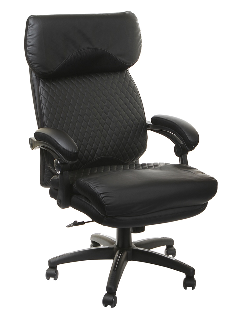 

Компьютерное кресло TetChair Chief искусственная кожа, ткань Black-Black Quilted-Black 12851, Chief