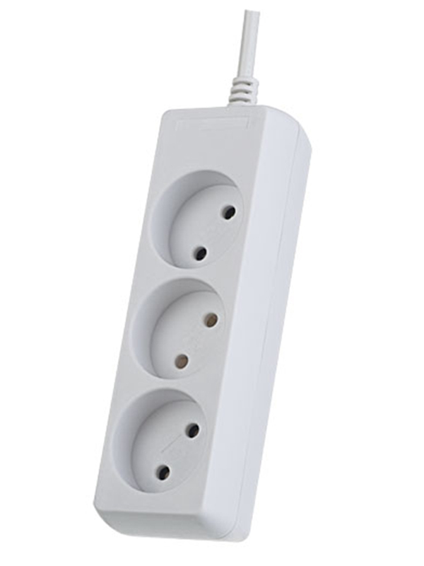 фото Сетевой фильтр Perfeo Powerlight 3 Sockets 1.5m White PF-PL-3/1.5-W