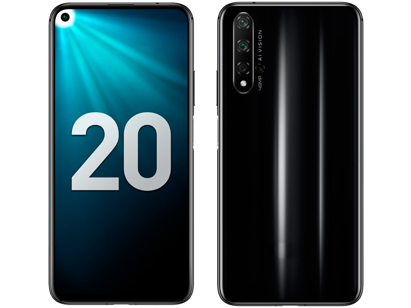 

Сотовый телефон Honor 20 6/128GB Black, 20