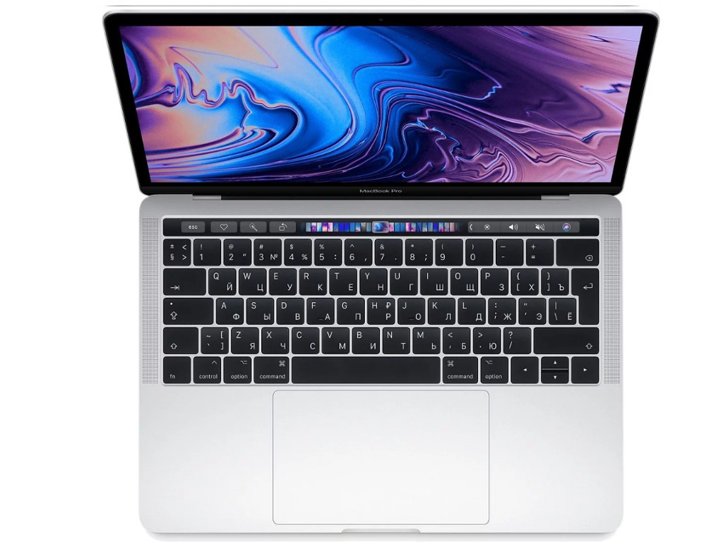 фото Ноутбук apple macbook pro 13 2019 mv9a2ru/a silver (intel core i5 2.4ghz/8192mb/512gb/intel hd graphics/wi-fi/bluetooth/cam/13.3/mac os)