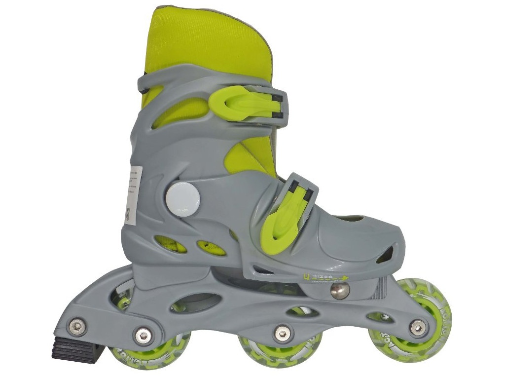 фото Коньки Action PW-120-3 р.31-34 Grey-Lime 28263254