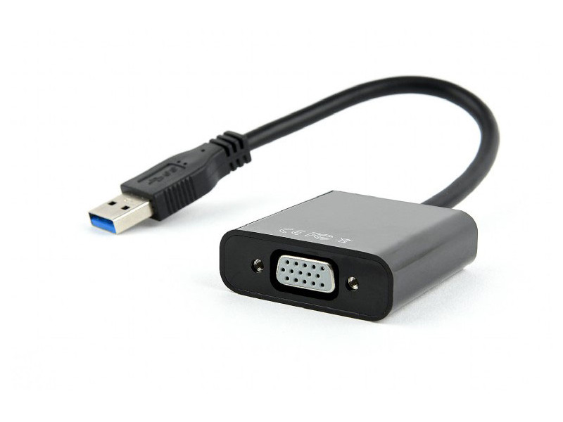 фото Аксессуар Gembird Cablexpert VGA - USB 3.0 Black AB-U3M-VGAF-01