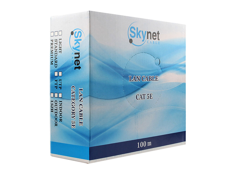 фото Сетевой кабель SkyNet Premium UTP cat.5e 100m Indoor Box Grey CSP-UTP-4-CU/100