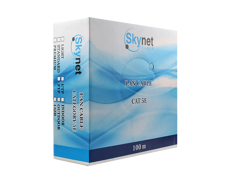 Сетевой кабель SkyNet Premium cat.5e 100m Box Black CSP-FTP-4-CU-OUT/100