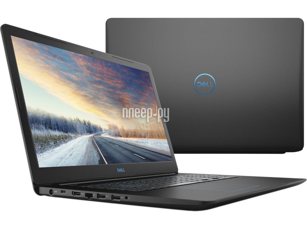 

Ноутбук Dell G3-3779 Black G317-6969 (Intel Core i7-8750H 2.2 GHz/16384Mb/1000Gb+128Gb SSD/nVidia GeForce GTX 1050Ti 4096Mb/Wi-Fi/Bluetooth/Cam/17.3/1920x1080/Linux), G3-3779