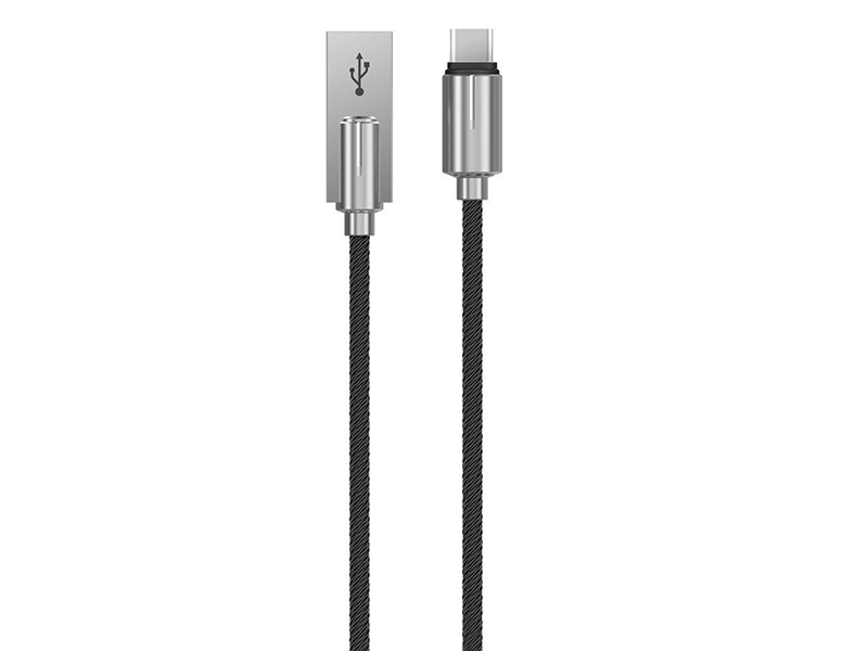 

Аксессуар Devia Storm Zinc Alloy USB - Type-C 1m Black, Storm Zinc Alloy USB - Type-C