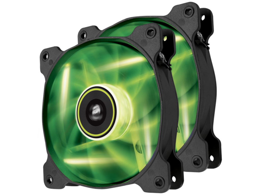 

Вентилятор Corsair SP120 LED Green Twin Pack CO-9050032-WW, SP120 LED