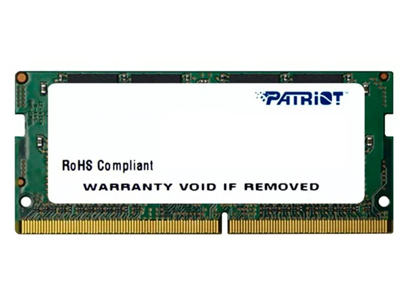 Zakazat.ru: Модуль памяти Patriot Memory DDR4 SO-DIMM 2400MHz PC4-19200 CL17 - 8Gb PSD48G240082S