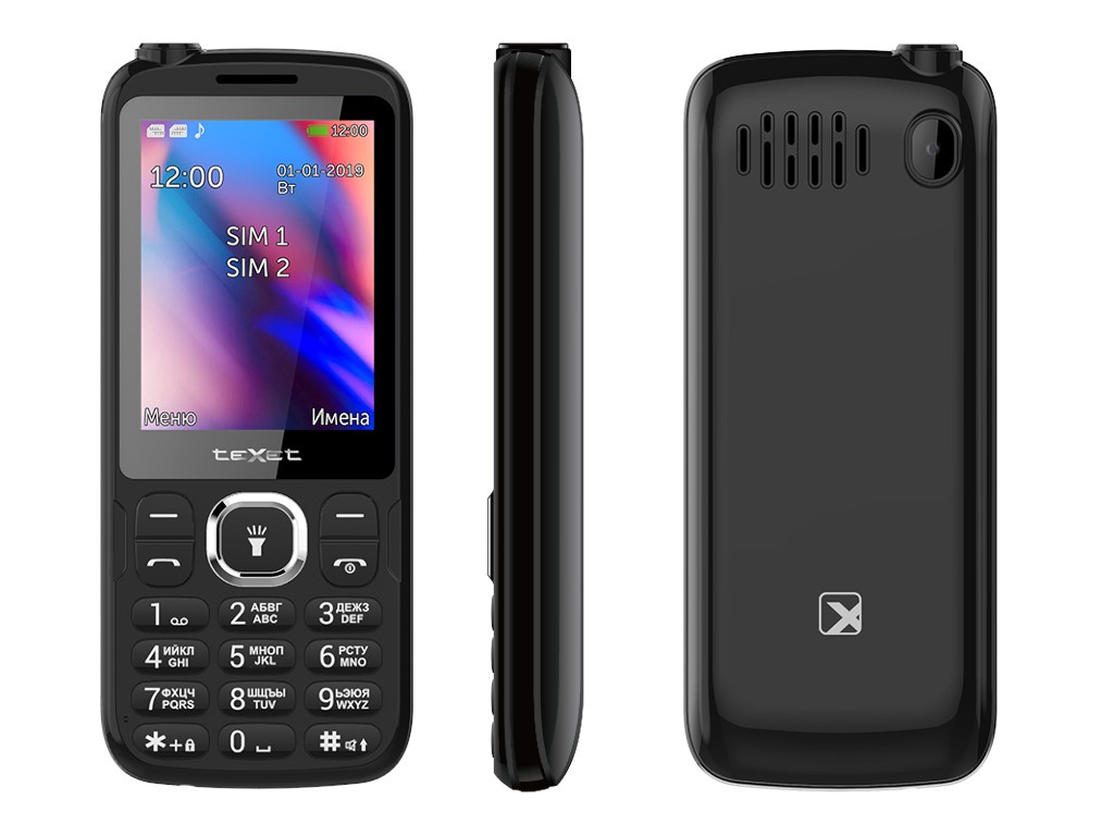 

Сотовый телефон teXet TM-D325 Black, TM-D325