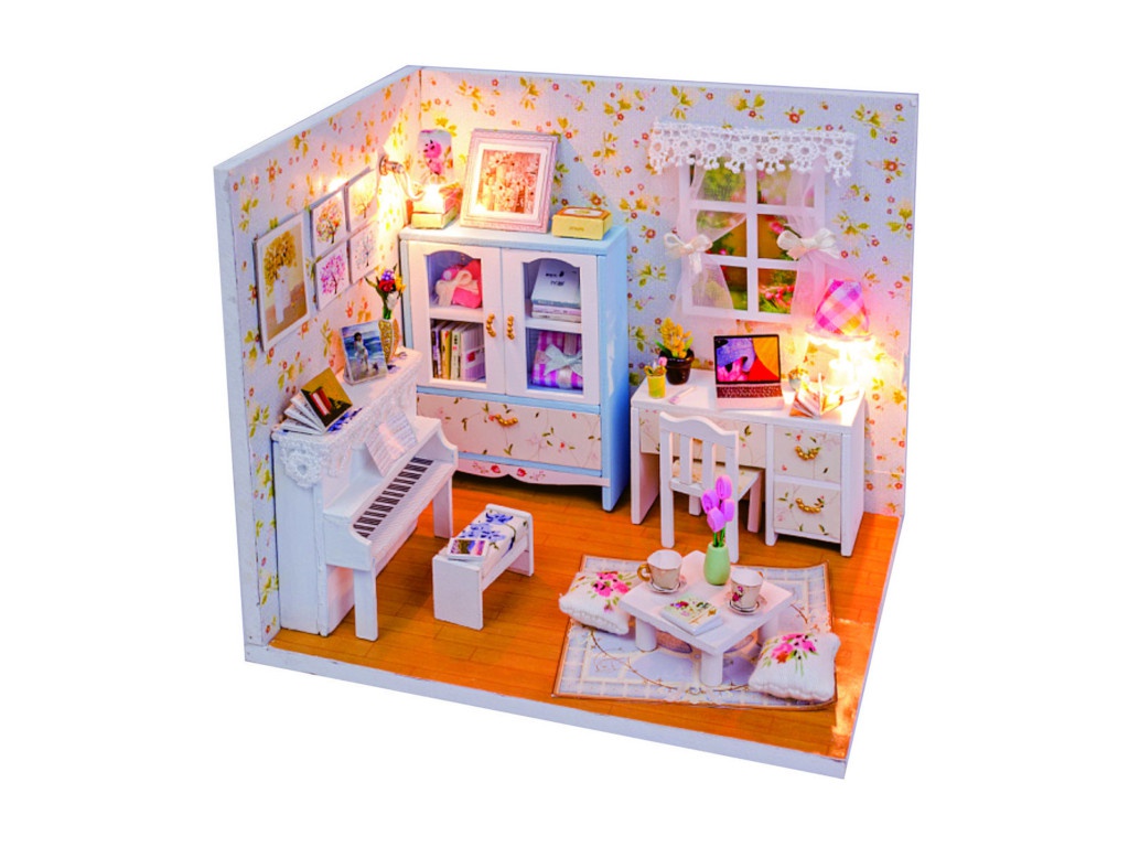 Сборная модель DIY House MiniHouse Комната Александры M011