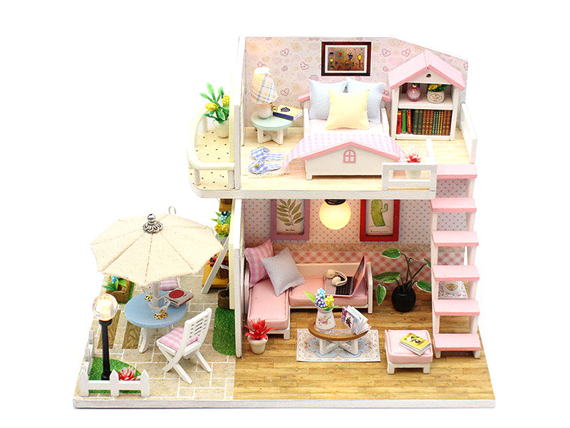 фото Сборная модель diy house minihouse розовая мечта m033