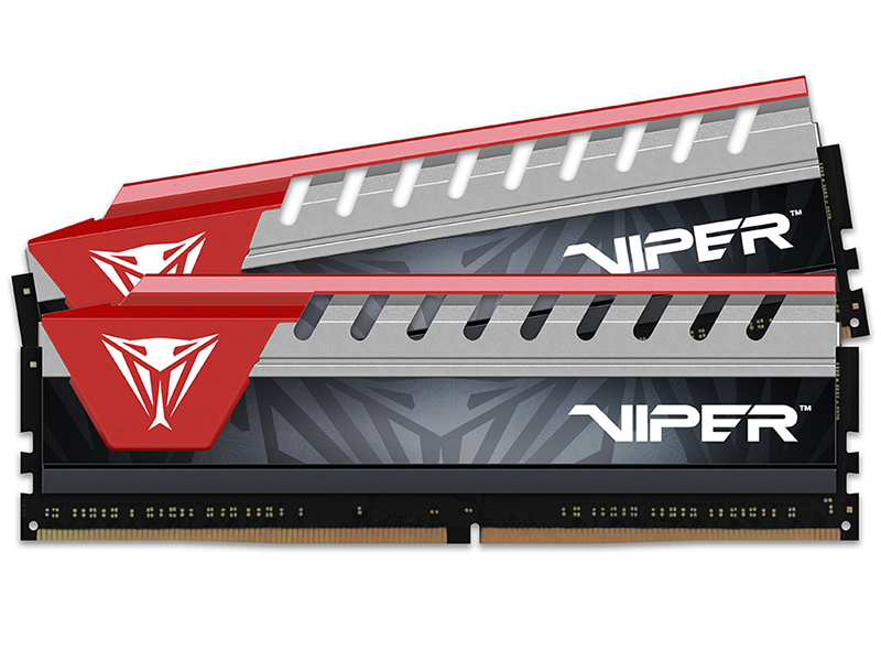 

Модуль памяти Patriot Memory Viper Elite DDR4 DIMM 2800MHz PC4-22400 CL16 - 8Gb KIT (2x4Gb) PVE48G280C6KRD, PVE48G280C6KRD