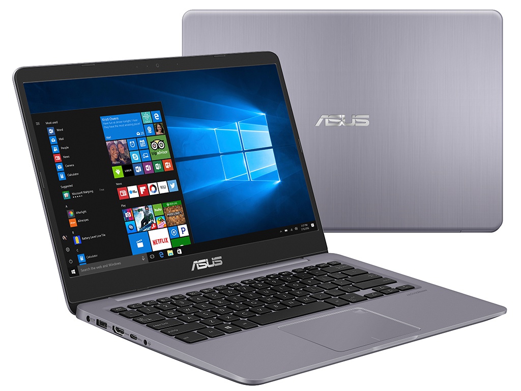 

Ноутбук ASUS S410UA-BV1157 90NB0GF2-M18460 (Intel Core i5-8250U 1.6 GHz/4096Mb/500Gb/No ODD/Intel HD Graphics/Wi-Fi/Bluetooth/Cam/14.0/1366x768/Linux), 90NB0GF2-M18460