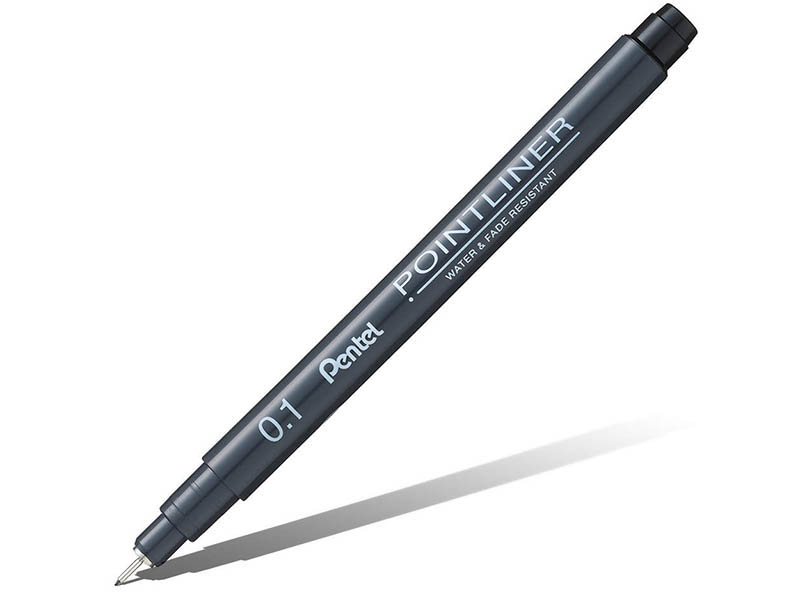 

Линер Pentel Pointliner 0.1mm Black S20P-1A, S20P-1A